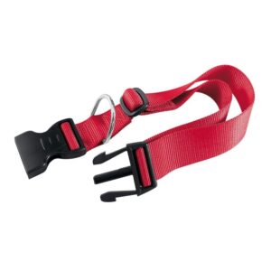Ferplast Club C Nylon Collar for Dogs (Red) - 40/70:18 -27in Neck