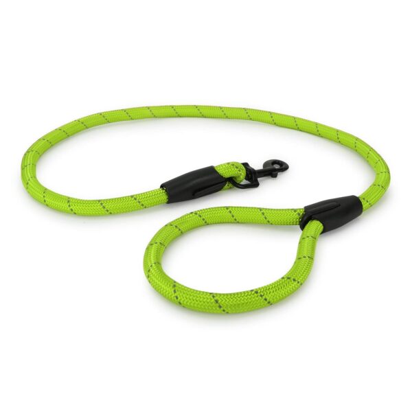 Basil Rope Leash for Dogs and Cats (Green) - L:16mm Width