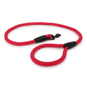 Basil Rope Leash for Dogs and Cats (Red) - L:16mm Width