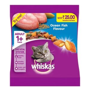 Whiskas Ocean Fish Adult 1+ years Cat Dry Food (50g) - 50g