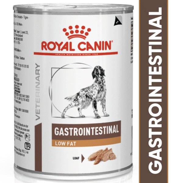 Royal Canin Intestinal Low Fat Loaf Canned Wet Dog Food - 3x410g