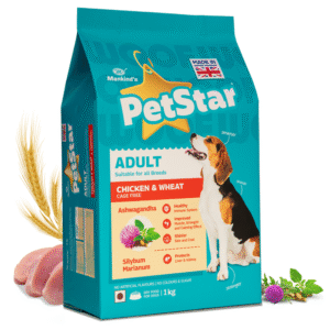Mankind Petstar Chicken and Wheat Adult Dog Dry Food - 10kg
