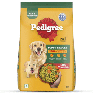 Pedigree 100% Vegetarian Puppy and Adult Veg Dog Dry Food - 1.2kg