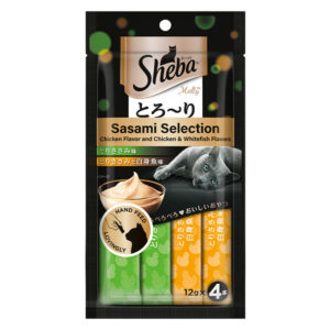 Sheba Chicken & Chicken Whitefish Sasami Selection Melty Premium Cat Treats - 3x48g(12pcs)