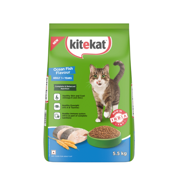 Kitekat Ocean Fish Adult Cat Dry Food - 1kg
