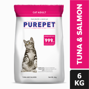 Purepet Tuna and Salmon Adult Cat Dry Food - 1kg