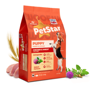 Mankind Petstar Chicken and Wheat Puppy Dry Food - 10kg