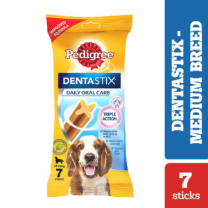 Pedigree Dentastix Oral Care for Adult (Medium Breed 10 to 25 kg) Dog Treats - 180g