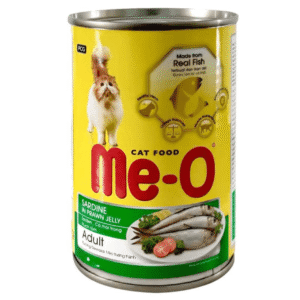 Me O Sardine in Prawn Jelly Canned Adult Cat Wet Food - 12x400g