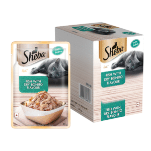 Sheba Fish with Dry Bonito Flake Premium Cat Wet Food - 12x35g