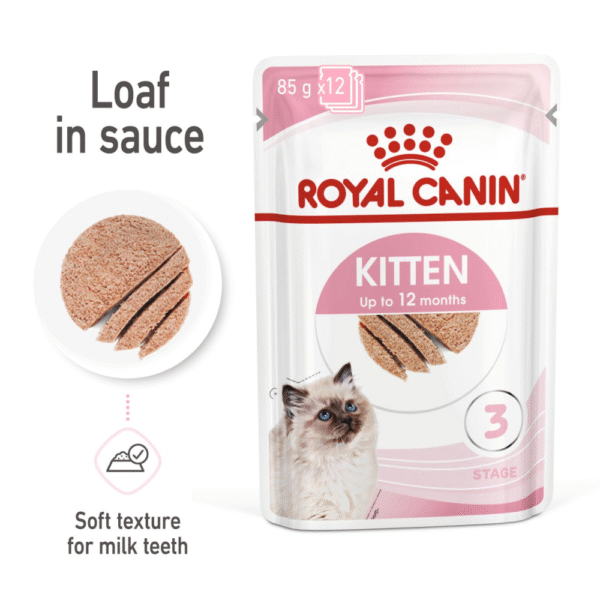 Royal Canin Kitten Loaf Cat Wet Food - 12x85g