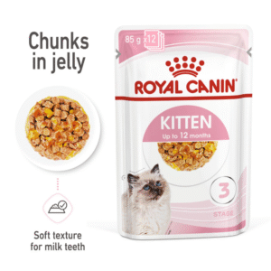 Royal Canin Kitten Jelly Cat Wet Food - 12x85g