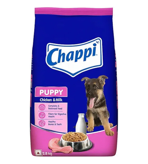 Chappi Chicken & Milk Dry Puppy Food - 2.8kg