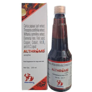 Alembic Althromb Syrup Platelet Booster for Dogs and Cats 200ml - 200mL