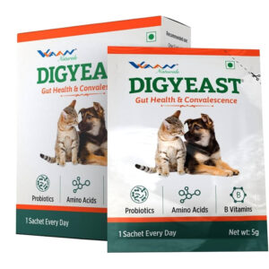 Vvaan Digyeast pouch for Dogs & Cats - Pack of 10 Sachets