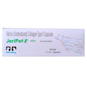 Alembic Jeri Pet Capsule Joint Health Supplement for Dogs and Cats - 1 Strip (10 Tablets)