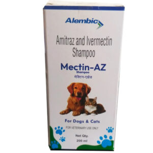 Alembic Mectin Az (Ivermectin & Amitraz) Shampoo for Dogs and Cats - 200mL