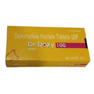 Ttk Dr Doxy 100mg Tablet for Dogs and Cats - 1 strip (5 tablets)