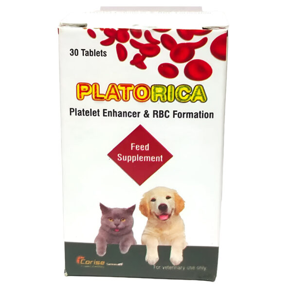 Corise Platorica Tab for Dogs and Cats - 1 Bottle (30 Tablets)