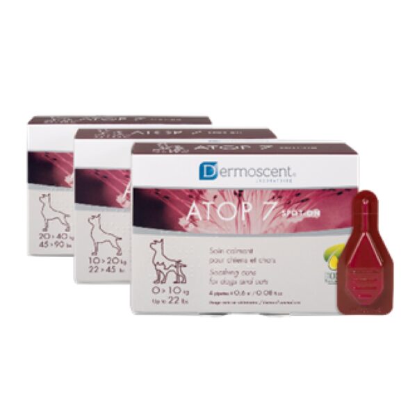 Savavet Dermoscent Atop 7 Spot -On for Dogs (20 -40kg) - 1.2ml x 4