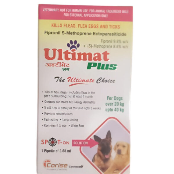 Corise Ultimat Plus Spot On for Dogs (20 to 40kg) - 2.68ml