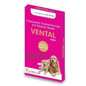 Corise Vental Tablet for Dogs and Cats - 1 Strip (10 Tablet)