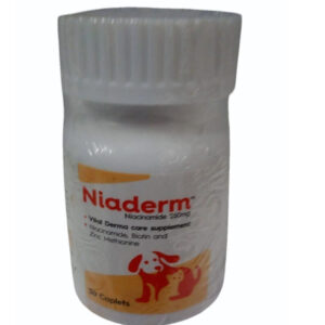 Vvaan Niaderm 250mg for Dogs and Cats - 1 Bottle (30 tablets)