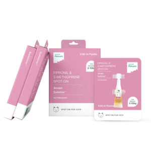 Hester Safeline Tick & Flea Spot On (Fipronil & S Methoprene) for Cats Between 2 to 10 Kg - 0.50ml