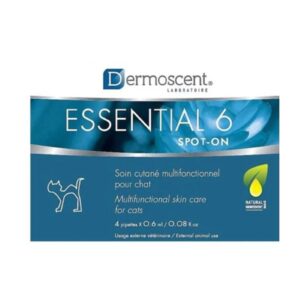 Savavet Dermoscent Essential 6 Spot -On for Cats - 0.6ml x 4 Pipette