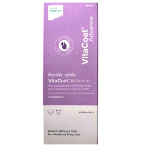 Hester Vitacoat Advance Syrup Skin & Coat Supplement for Dogs and Cats 200ml - 200ml