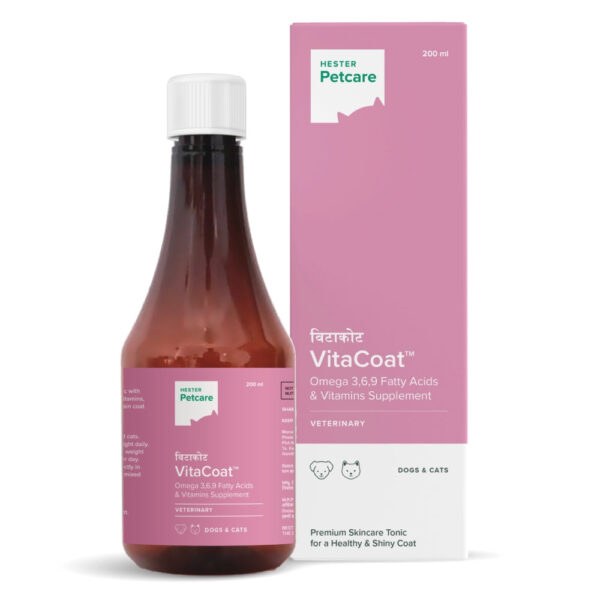Hester Vitacoat Syrup 200ml for Dogs and Cats - 200ml
