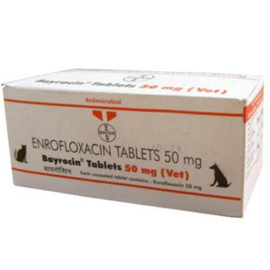 Elanco Bayrocin Tablets 50mg For Dogs - 1 Strip (10 Tablet)