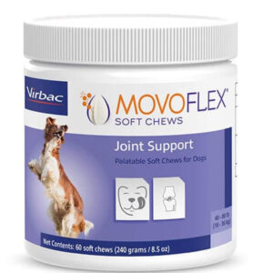 Virbac Movoflex Dog Chews M (10 to 30kg) for Dogs - 1 Bottle (60 tablets)