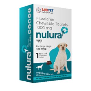 Savavet Nulura Tick & Flea Tablet for Large Dogs (20 to 40 kg) - 1 Tablet