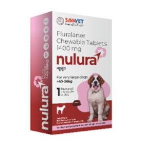 Savavet Nulura Tick & Flea Tablet for Very Large Dogs (40 to 56 kg) - 1 Tablet