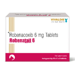Vivaldis Robenatail (Robenacoxib 6mg) Painkiller Tablet for Cats - 1 Strip (3 tablets)