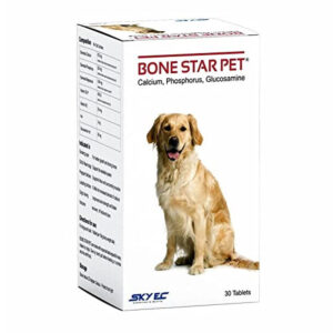 Skyec Bone Star Tablets for Dogs - 1 Bottle (30 Tablets)