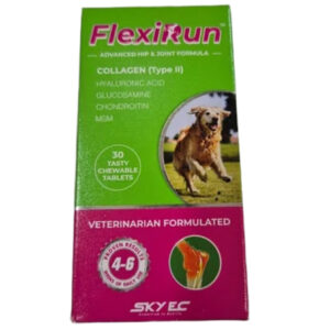 Skyec Flexi Run Tablet for Dogs - 1 Bottle (30 Tablets)