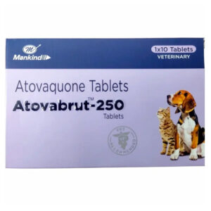 Mankind Atovabrut -250mg for Dogs and Cats - 1 Strip (10 Tablets)