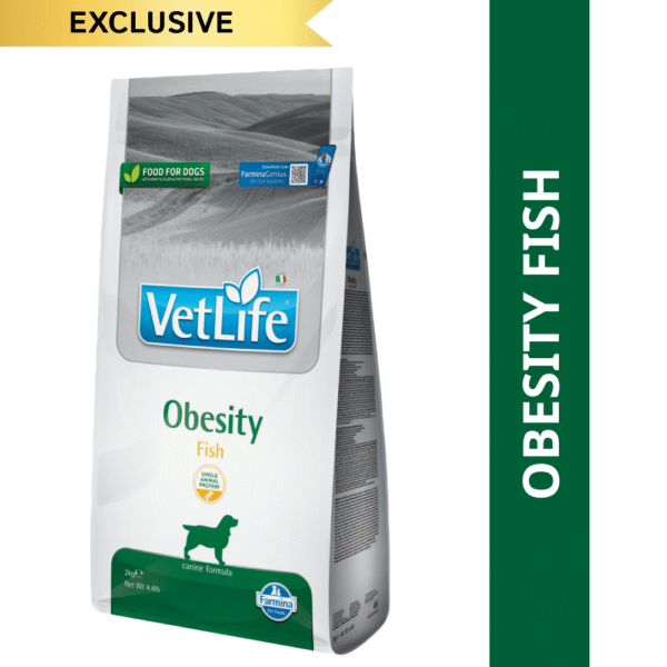 Farmina Vet Life Obesity Fish Adult Dog Dry Food - 12kg