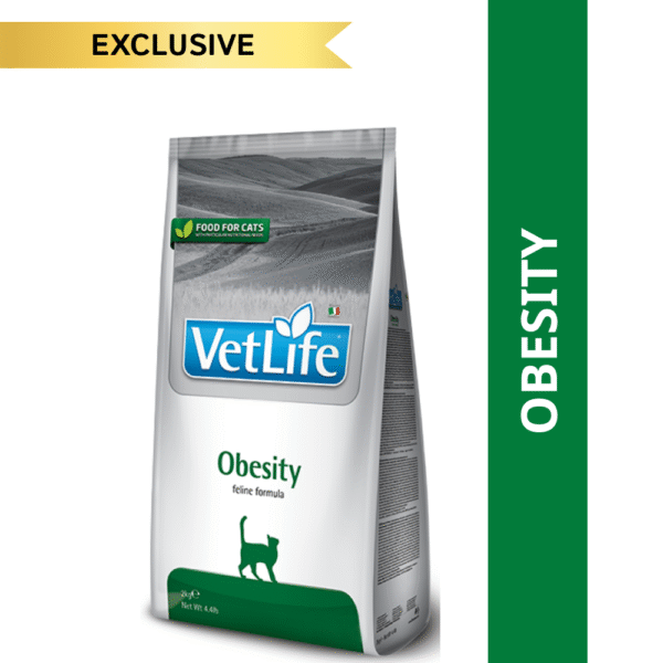 Farmina Vet Life Obesity Feline Formula Cat Dry Food - 2x2kg