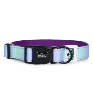 Basil Adjustable Padded Collar for Dogs (Purple/Blue) - L:16 -24in Neck