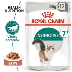 Royal Canin Instinctive 7+ Gravy Cat Wet Food - 12x85g