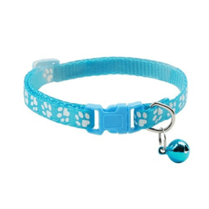 Basil Printed Collar for Cats & Puppies (Blue) - 18 -28cm