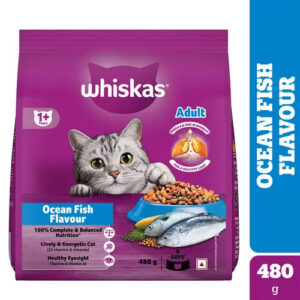 Whiskas Ocean Fish Flavour Adult Cat Dry Food - 1.2kg