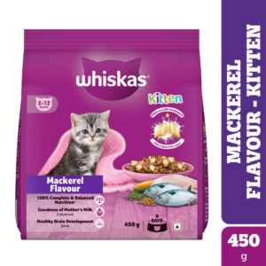 Whiskas Mackerel Flavour Kitten (2 to 12 months)Cat Dry Food - 3kg