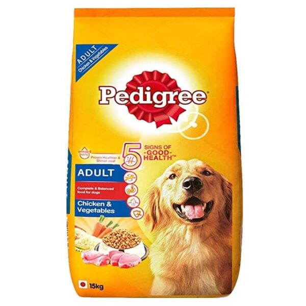 Pedigree Chicken and Vegetables Adult Dry Dog Food - 10kg