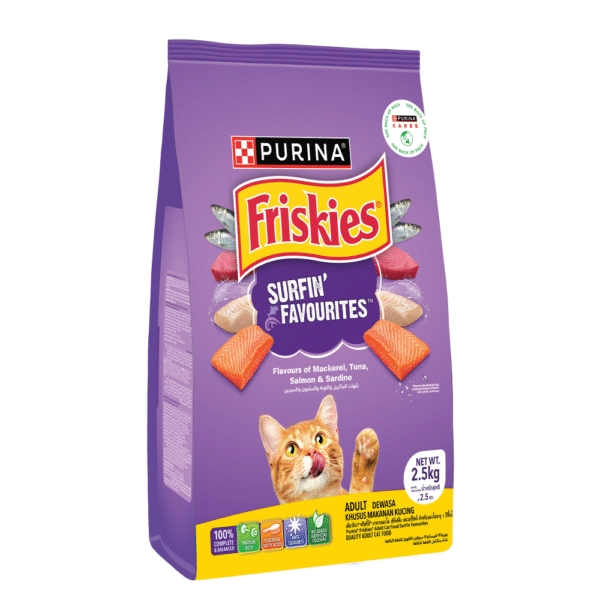 Friskies Surfin Cat Dry Food - 1.1kg