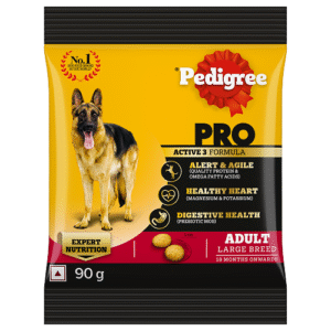 Pedigree PRO Expert Nutrition Active Adult (18 Months Onwards) Large Breed Dog Dry Food (90g) - 90g