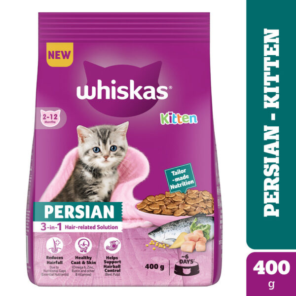 Whiskas (2 to 12 months) Persian Kitten Cat Dry Food - 1.1kg